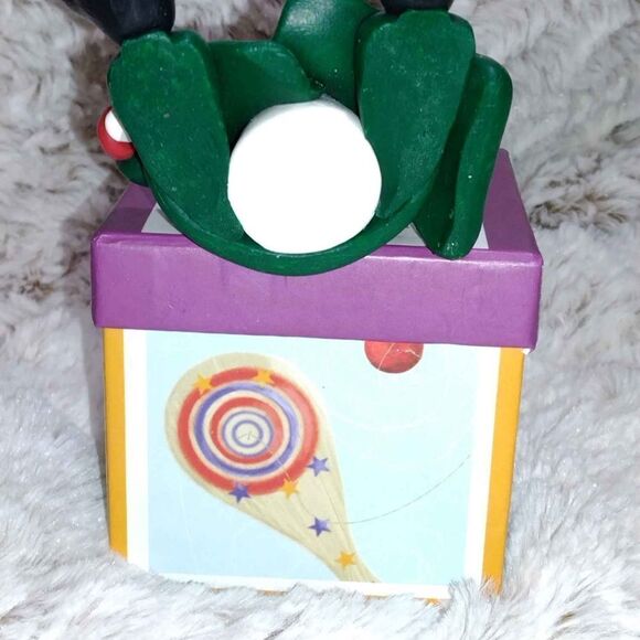 Mailman Christmas ornament. Made to look like playdough. Nice heavy ornament. - Picture 2 of 4